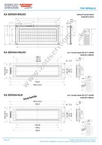 EA SER204-92HNLED Datasheet Page 16