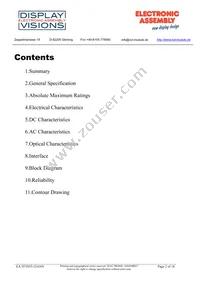 EA TFT035-32ANN Datasheet Page 2