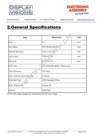 EA TFT035-32ANN Datasheet Page 4