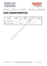 EA TFT035-32ANN Datasheet Page 7