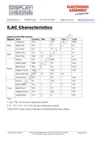 EA TFT035-32ANN Datasheet Page 8