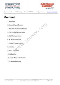 EA TFT035-32ATS Datasheet Page 2