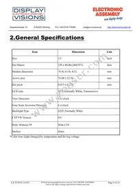 EA TFT035-32ATS Datasheet Page 4