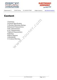 EA TFT043-42ANN Datasheet Page 2