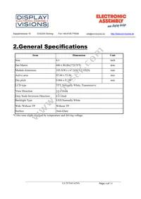 EA TFT043-42ANN Datasheet Page 4