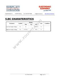 EA TFT043-42ANN Datasheet Page 7