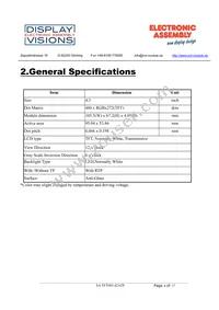 EA TFT043-42ATP Datasheet Page 4