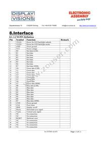 EA TFT043-42ATS Datasheet Page 13