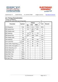 EA TFT050-84ANN Datasheet Page 8