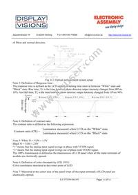 EA TFT050-84ANN Datasheet Page 11