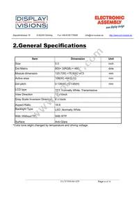 EA TFT050-84ATP Datasheet Page 4