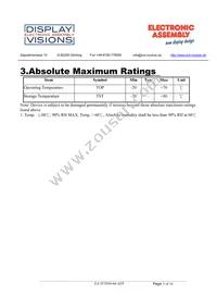 EA TFT050-84ATP Datasheet Page 5