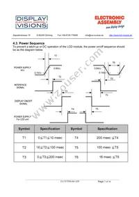 EA TFT050-84ATP Datasheet Page 7