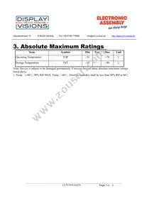 EA TFT050-84ATS Datasheet Page 5