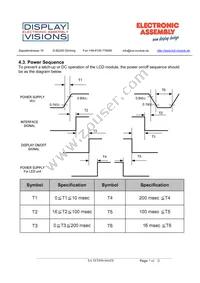 EA TFT050-84ATS Datasheet Page 7