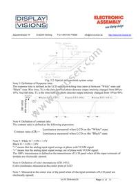 EA TFT050-84ATS Datasheet Page 11