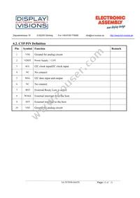 EA TFT050-84ATS Datasheet Page 13