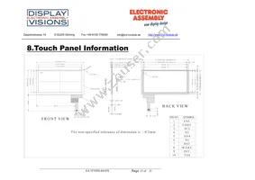 EA TFT050-84ATS Datasheet Page 15