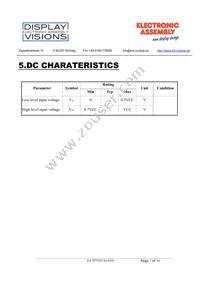EA TFT052-41ANN Datasheet Page 7