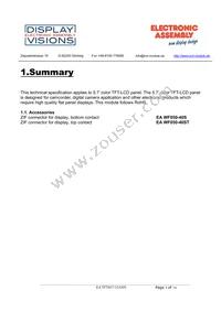 EA TFT057-32ANN Datasheet Page 3