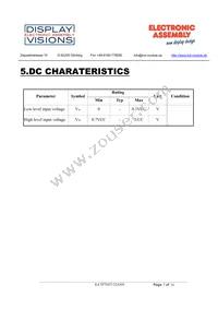 EA TFT057-32ANN Datasheet Page 7