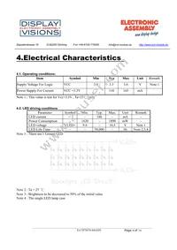 EA TFT070-84ANN Datasheet Page 6