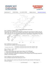 EA TFT070-84ANN Datasheet Page 11