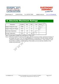EA W096016-XALB Datasheet Page 8