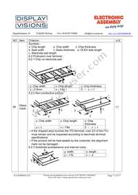 EA W096016-XALB Datasheet Page 17