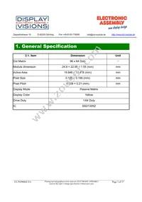 EA W096064-XALG Datasheet Page 3