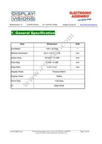 EA W128032-XALG Datasheet Page 3