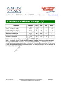 EA W128032-XALG Datasheet Page 8