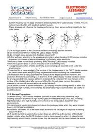 EA W128128-XALG Datasheet Page 23