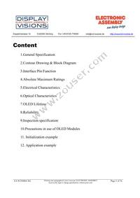 EA W256064-XGLG Datasheet Page 2