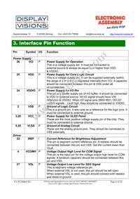 EA W256064-XGLG Datasheet Page 6