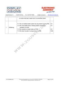 EA W256064-XGLG Datasheet Page 21