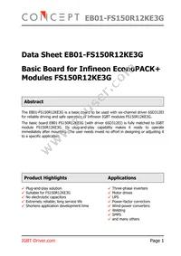 EB01-FS150R12KE3G Datasheet Cover