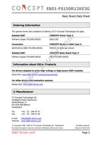EB01-FS150R12KE3G Datasheet Page 5