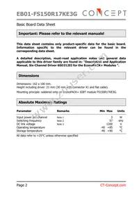 EB01-FS150R17KE3G Datasheet Page 2