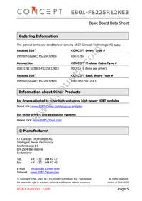 EB01-FS225R12KE3 Datasheet Page 5