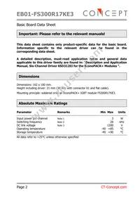 EB01-FS300R17KE3 Datasheet Page 2
