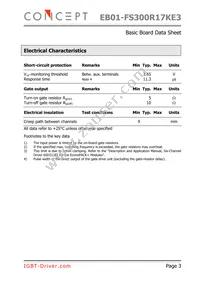 EB01-FS300R17KE3 Datasheet Page 3