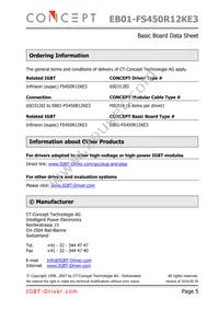 EB01-FS450R12KE3 Datasheet Page 5