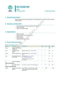 EC103D1WX Datasheet Cover