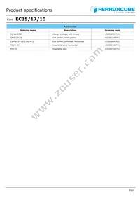 EC35/17/10-3C91 Datasheet Page 2