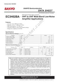 EC3H02BA-TL-H Datasheet Cover