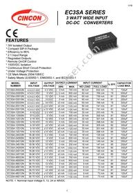 EC3SA-48D15N Datasheet Cover