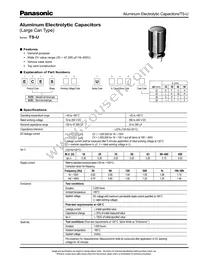 ECE-S2DU471M Datasheet Cover