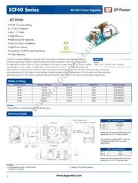 ECF40US36 Datasheet Cover