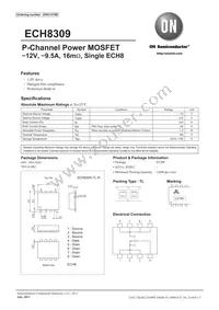 ECH8309-TL-H Datasheet Cover
